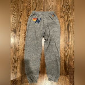 Grey Aviator Nation Sweatpants
